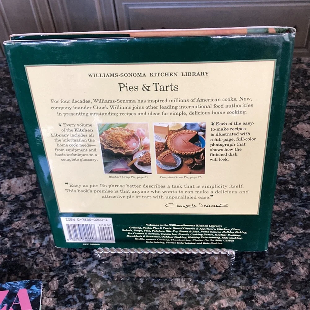 WILLIAMS-SONOMA KITCHEN LIBRARY PIES & TARTES HARDCOVER BOOK